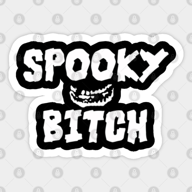 Spooky Bitch Sticker by Bad Juboo